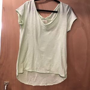 Anthropologie T.La Top Mint Green Medium